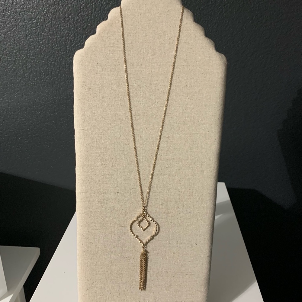 Long Gold Necklace